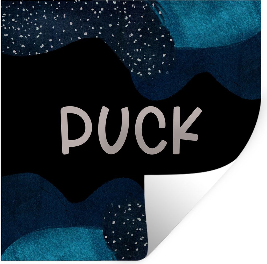 MuchoWow Wandtattoo Wandsticker Wandaufkleber Puck - Pastell - Mädchen 50x50 cm Selbstklebend und Repositionierbar - Selbstklebend - Fototapeten