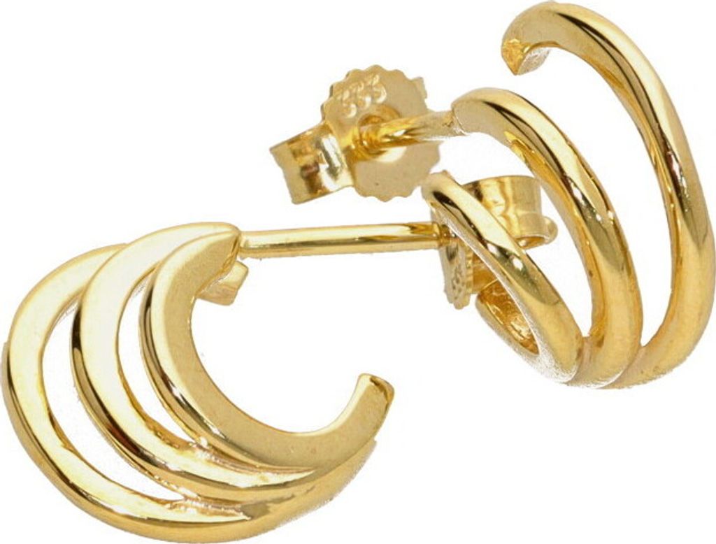 Ohrstecker Steckcreolen aus echt Gold 333 (8 kt)