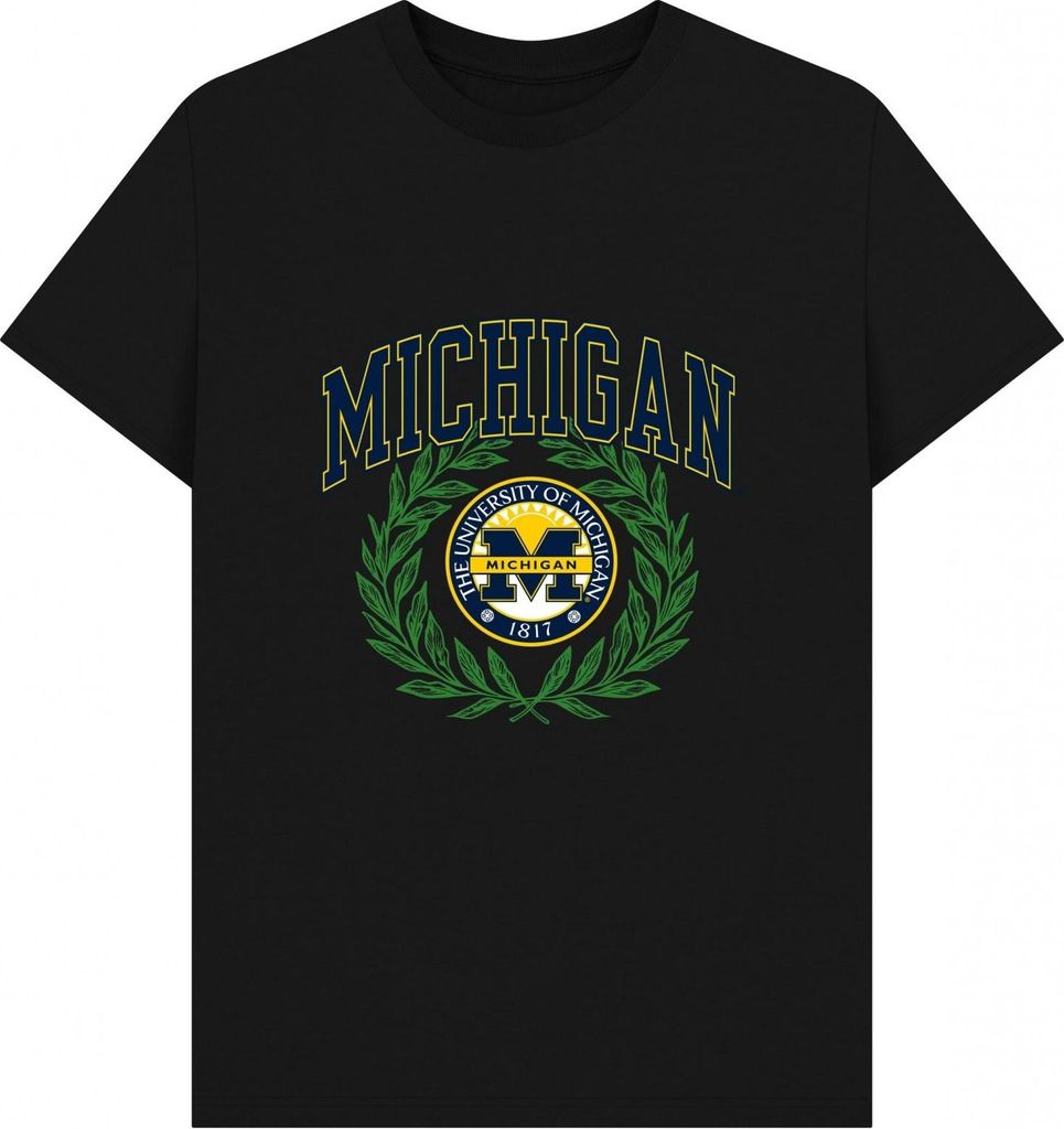 Park Fields - "Wreath" T-Shirt für Herren/Damen Uni PN1735 (4XL) (Schwarz)