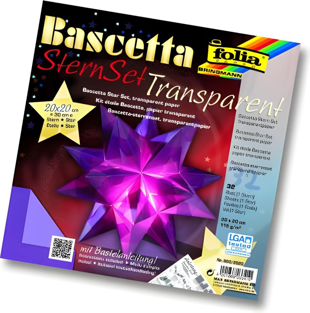 Folia 860/2020 Bascetta Stern - violet, transparent, Ø 30 Image du produit 