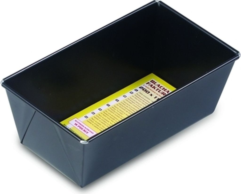 KIK - Universal-Backblech mit Textur 25 cm x 11 cm x 7,5 cm schwarz
