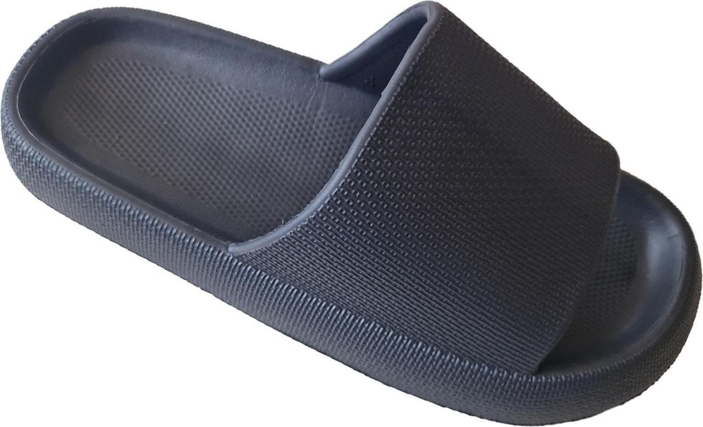 Keanu - "Cloud" Badesandale für Herren/Damen Unisex, Klobig TC357 (38 EU - 39,5 EU) (Schwarz)