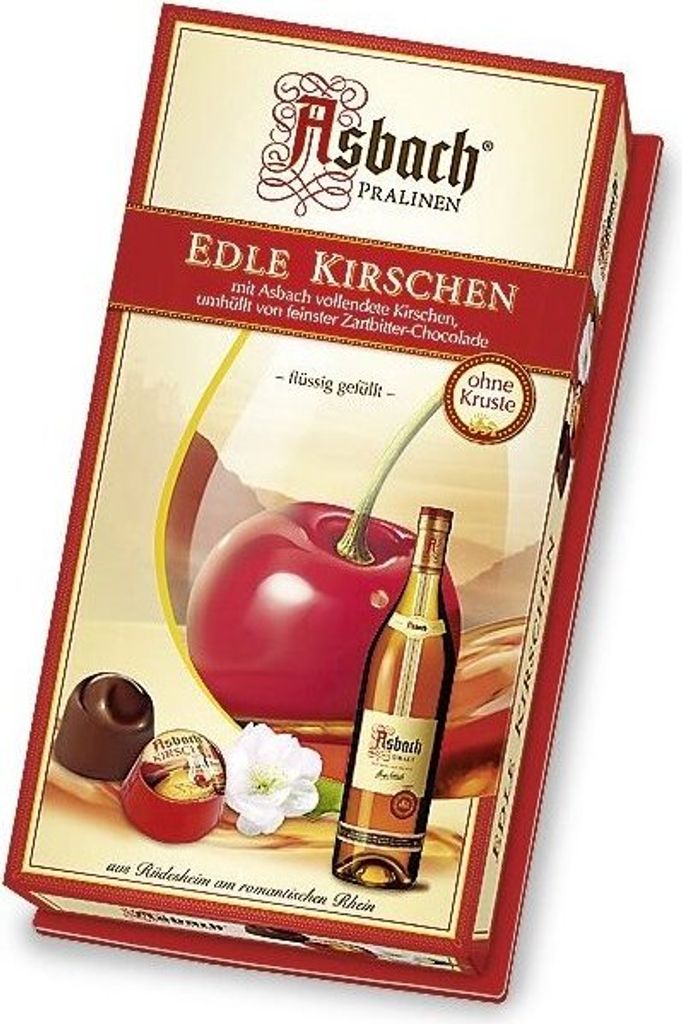 Asbach Pralinen Zartbitter mit Weinbrand Kirschen ohne Produktbild 