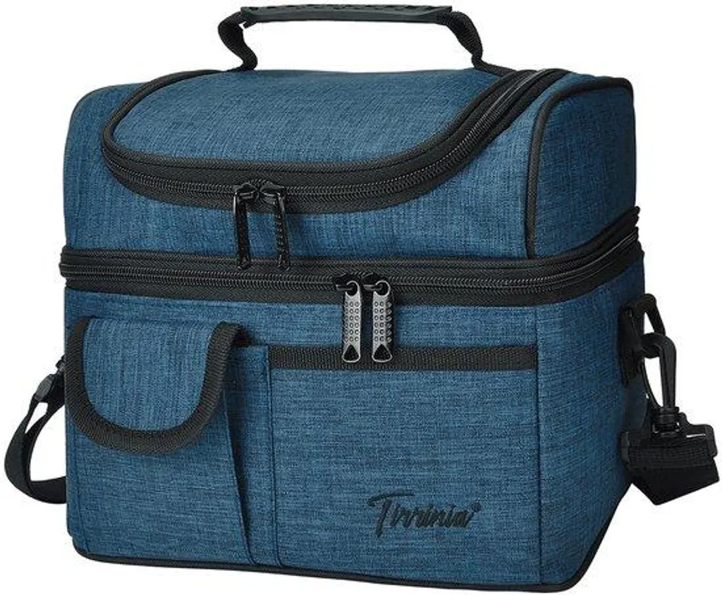 Sac à dos isotherme Tirrinia à deux compartiments, gris anthracite 10L