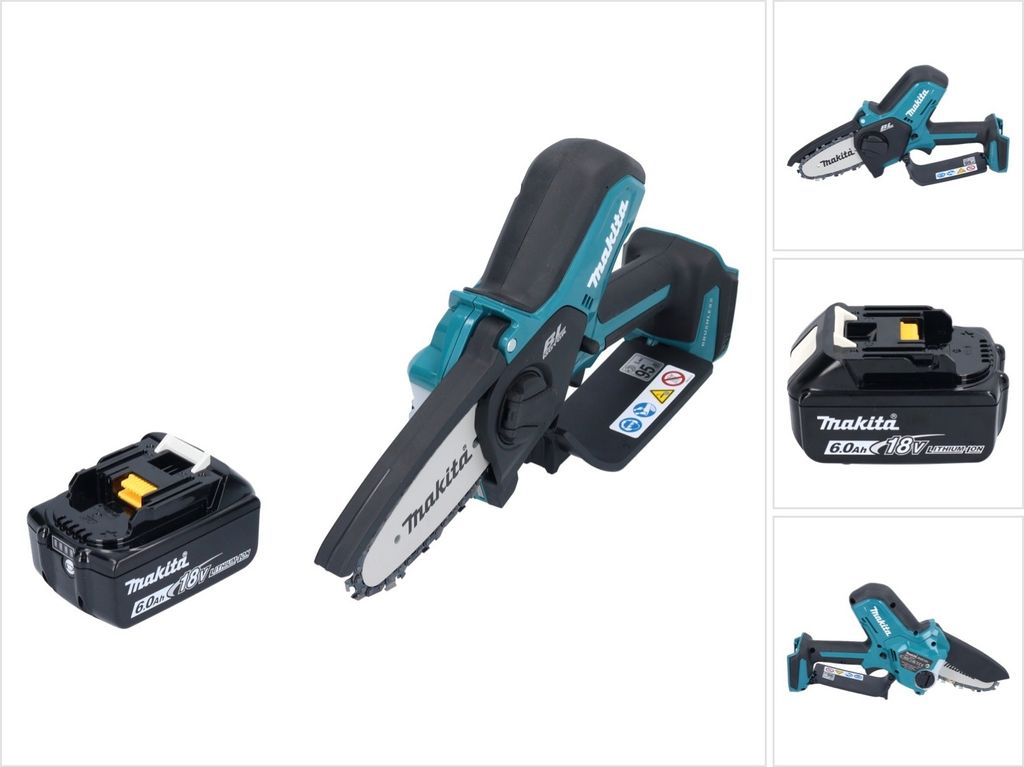 Makita DUC 101 G1 Akku Astsäge 18 V 10 cm Brushless + 1x Akku 6,0 Ah - ohne Ladegerät