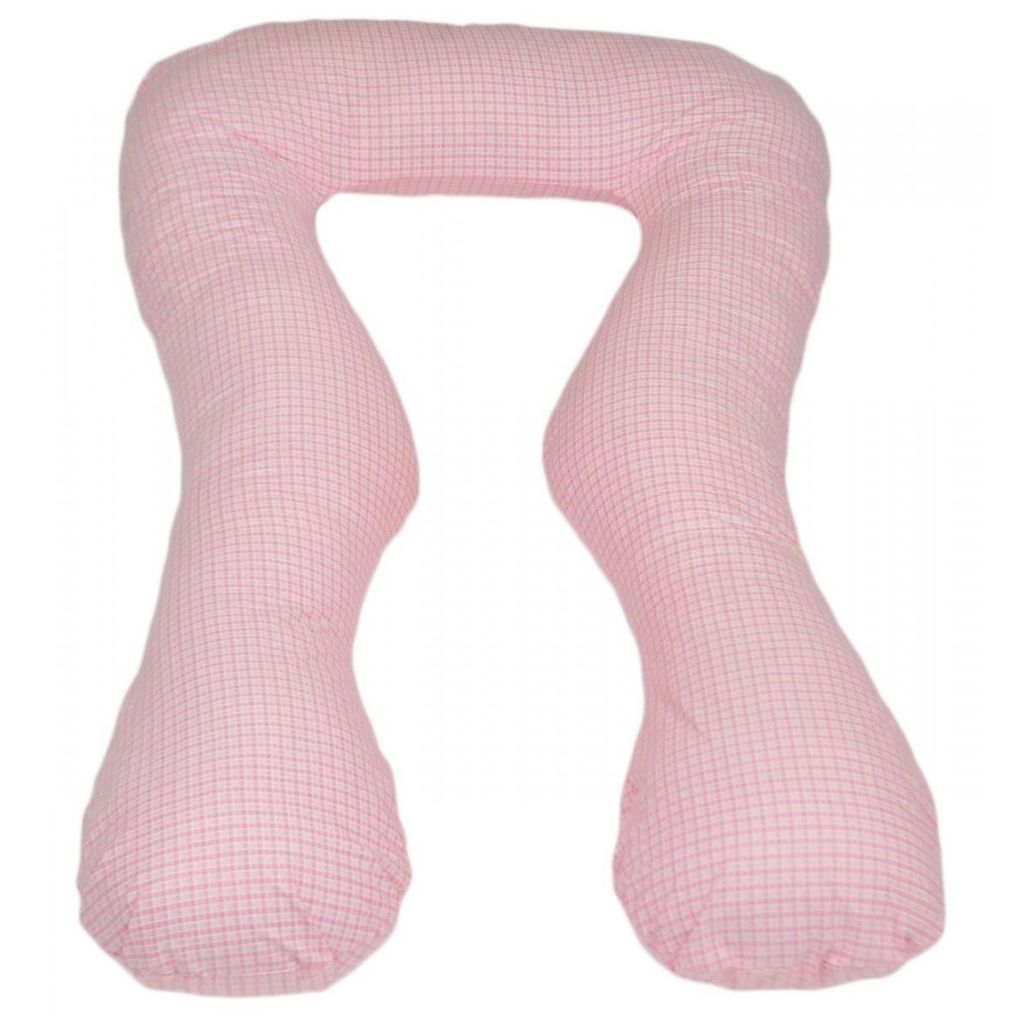 Mehrzweckkissen rosa kariert