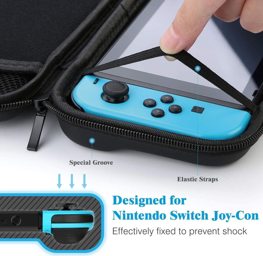 Switch-Controller, Spielekonsolen-Tasche, 9er-Set, Produktbild 5