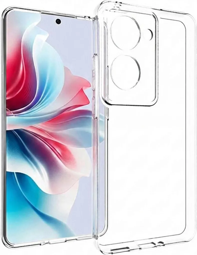 Accezz Cover posteriore trasparente in TPU per Oppo Reno 11 F - Trasparente