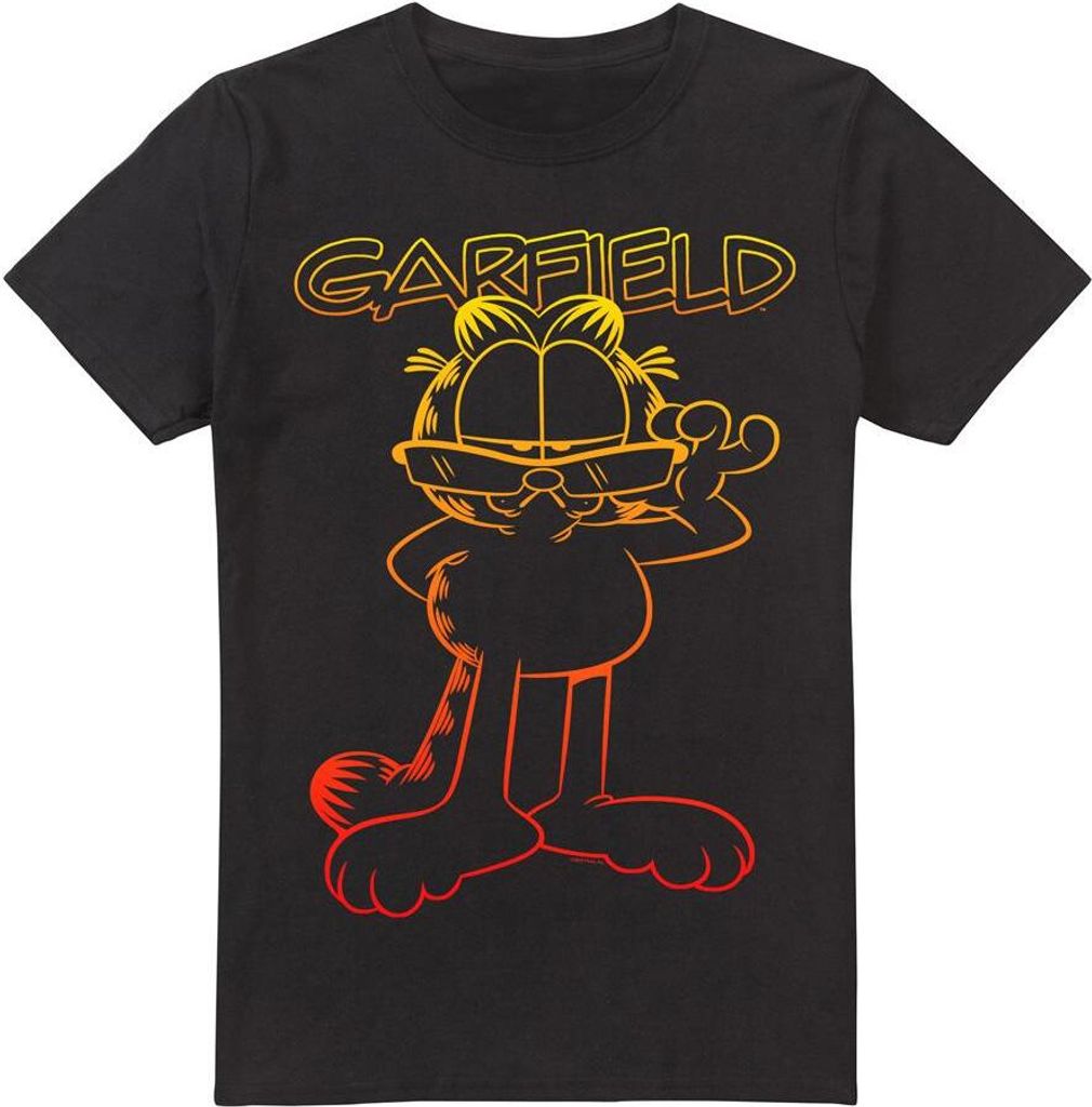 Garfield - "Hotshot" T-Shirt für Herren TV6239 (L) (Schwarz)