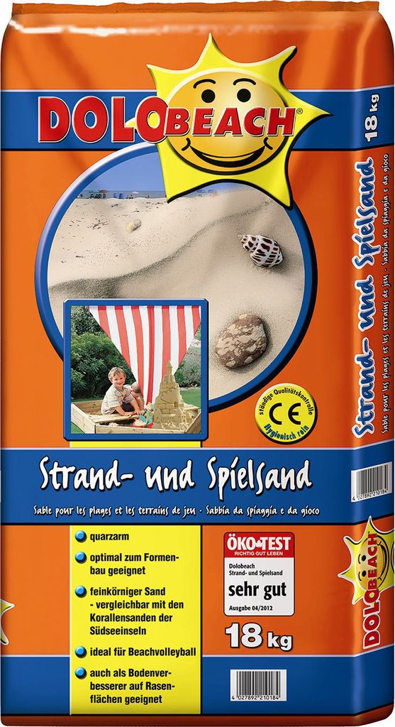 Dolobeach - Strand- u. Spielsand 18 kg