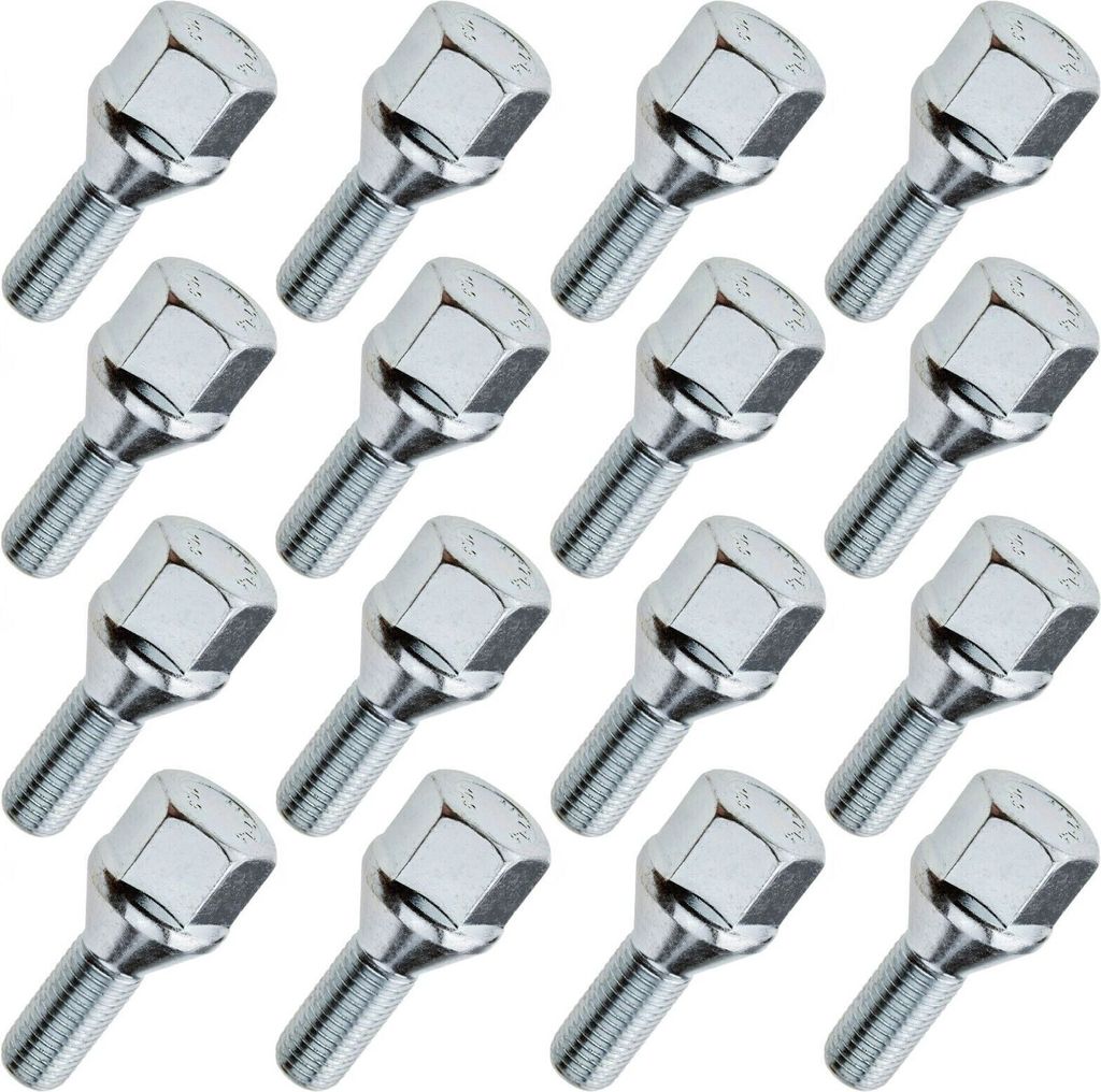 16x skrutka kolesa, M12x1,50, dĺžka závitu: 26 mm, kužeľový Obrázok produktu 