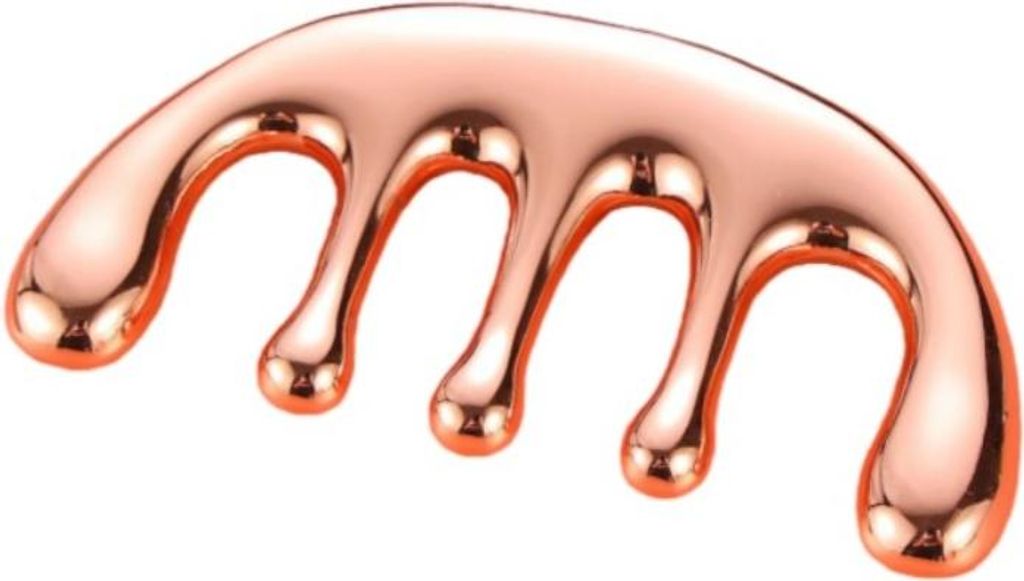 INF Zinklegierung Fünf-Finger Massagekamm - Kopfhaut, Körper & Gesicht
