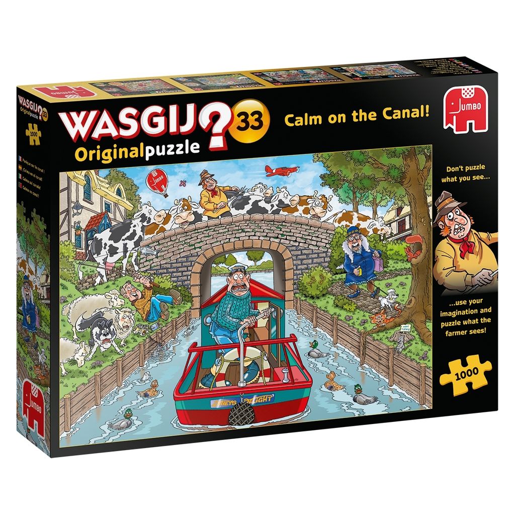 Jumbo Spiele 19173 - Ruhe am Kanal  - 1000 Teile Puzzle
