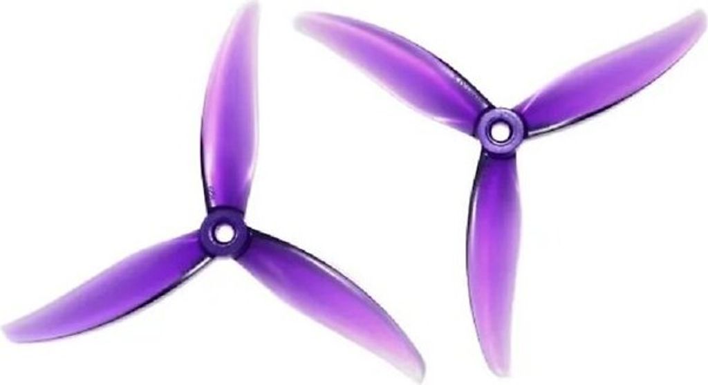 HQ FlowerPig 5,1 Zoll 3-Blatt Propeller Purple (2CW+2CCW)