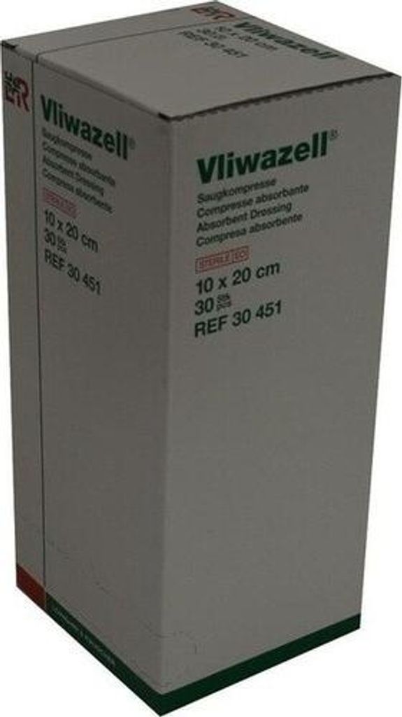 Vliwazell NEW, sterylny, 10 x 20 cm Opakowanie: 30 sztuk | Zdjęcie produktu 