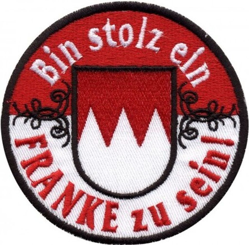 Aufnäher Applikation - Franken - 00408 Gr. ca. 8,5 cm