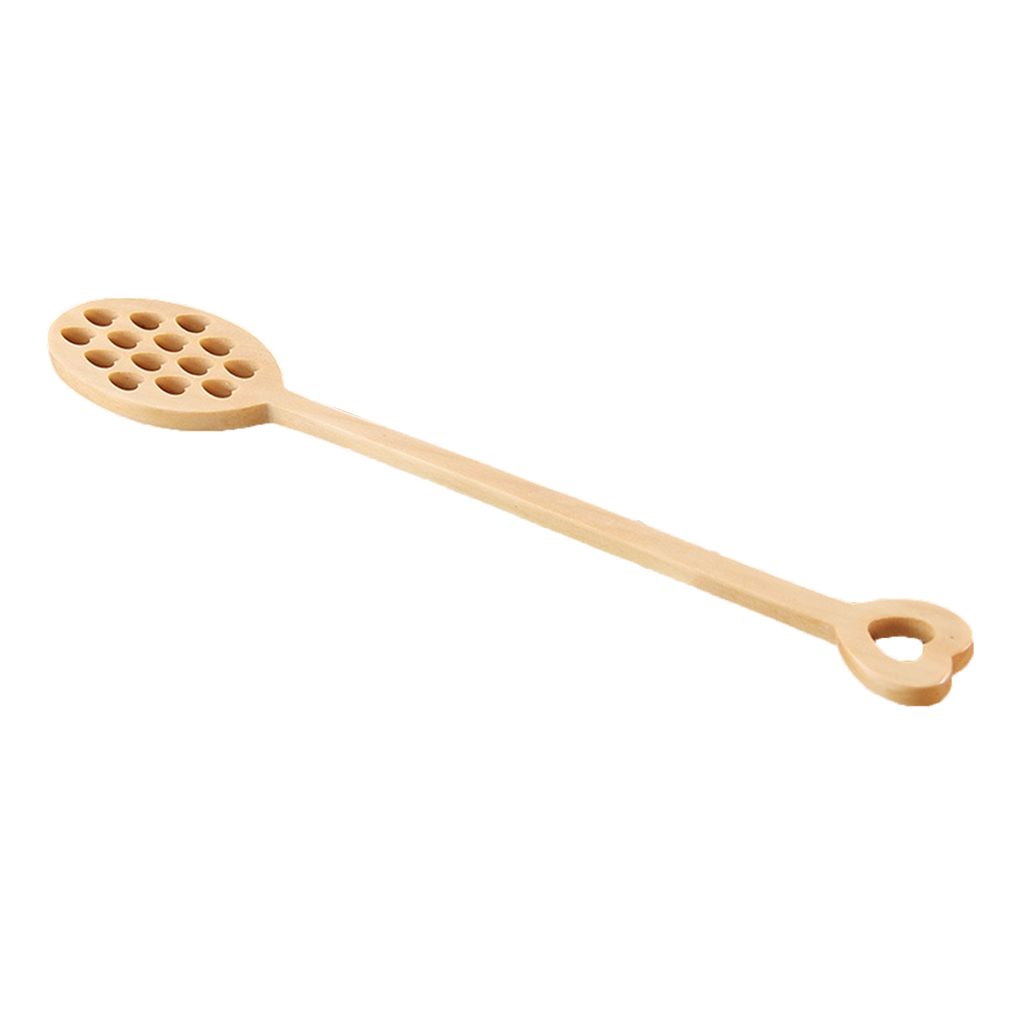 Rührlöffel mit Lochdesign und langem Griff, Mehrzweck-Rührstab aus Holz, Geschirr, Lebensmittelqualität, Honig, Kaffee, Tee, Rührstab, Dessert...