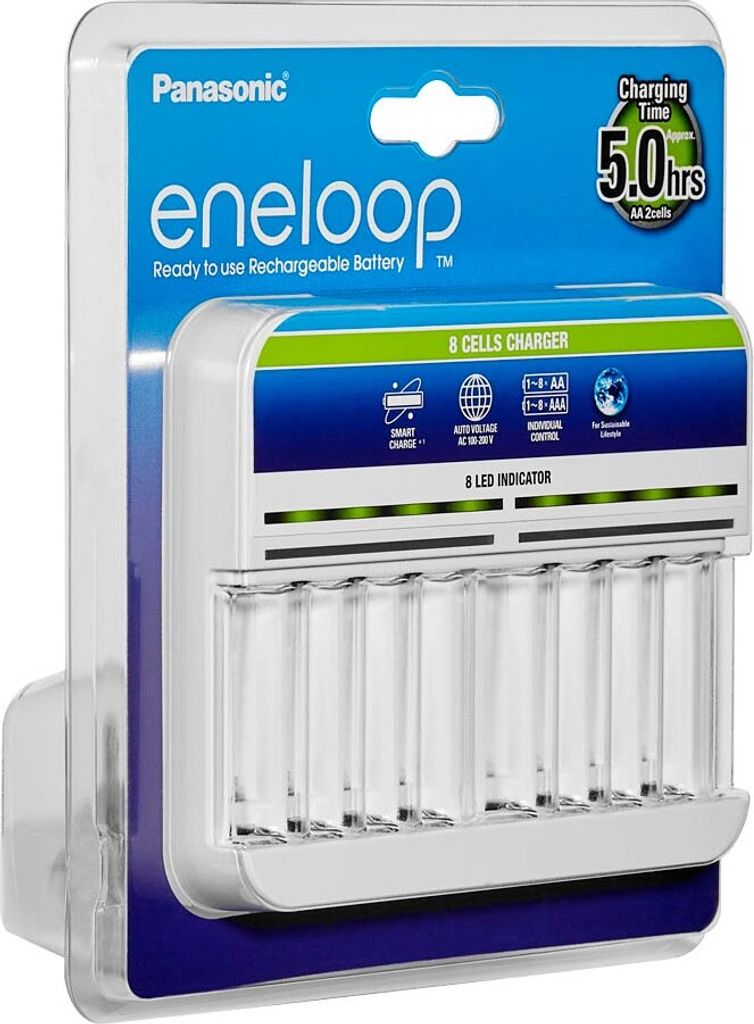 Panasonic eneloop BQ-CC63E - Batterieladegerät - 8 x Immagine del prodotto 