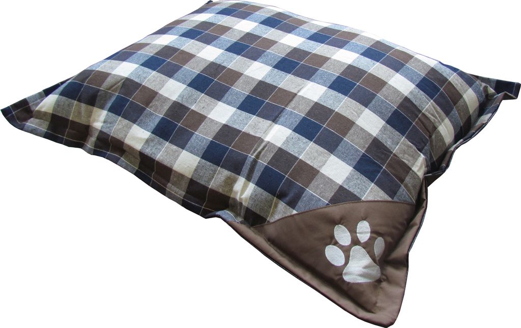 Hundekissen - Hundebett – Ruheplatz - Schlafplatz für Hunde 58x75x17cm (Blau)