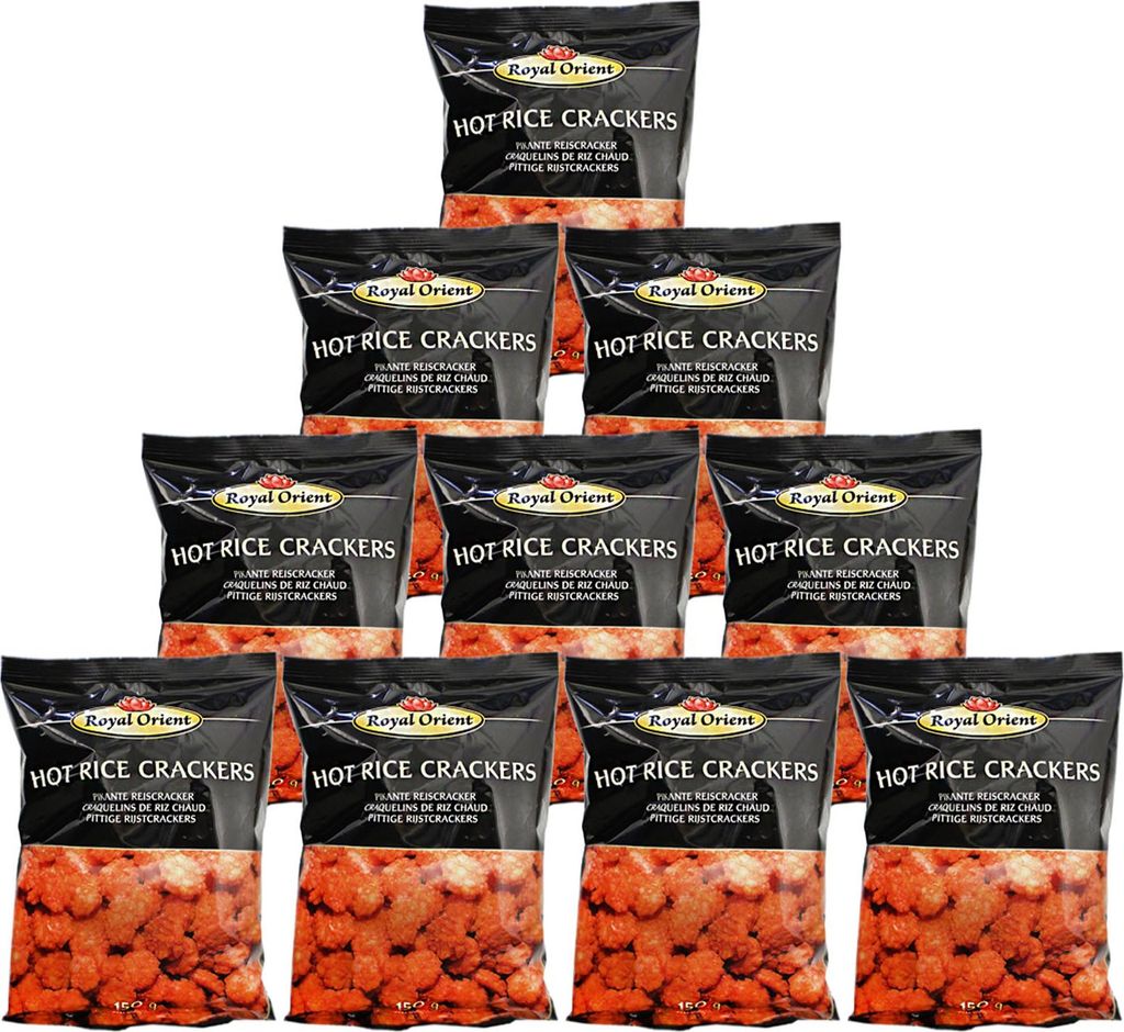 Royal Orient scharfe Hot Reiscracker 10x150g