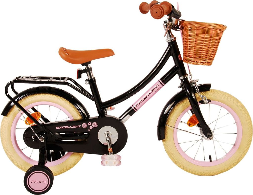 Volare Excellent, Mestský bicykel, Deti, Žena, Čierna, Obrázok produktu 