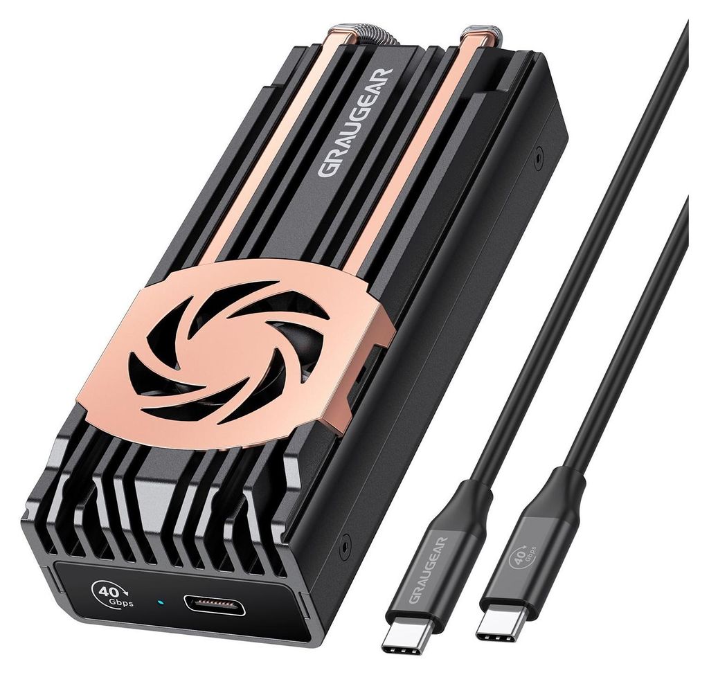 GRAUGEAR G-M2U4-40G-F, Obudowa SSD, M.2, M.2, 40 Gbit/s, Zdjęcie produktu 
