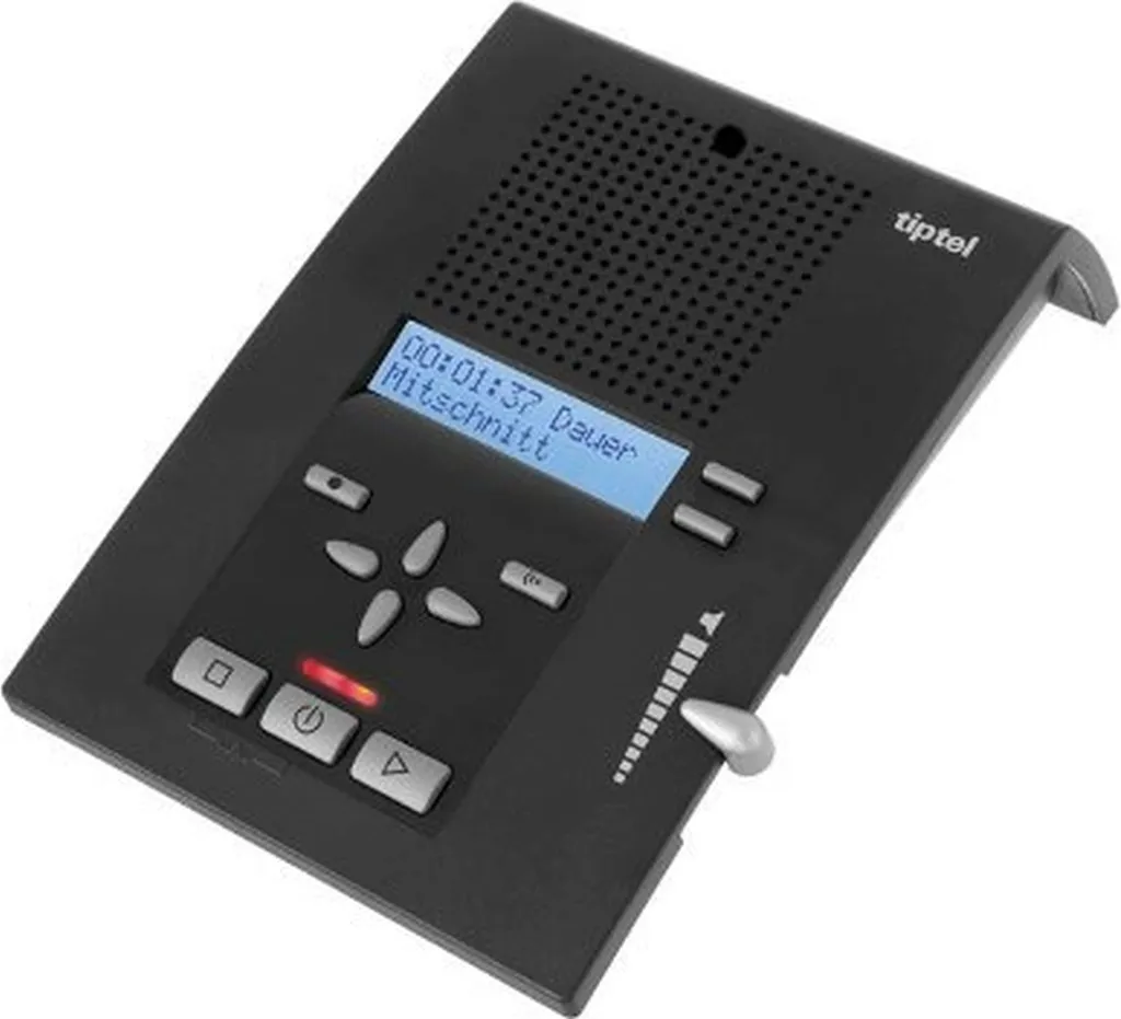 Tiptel 333 Anrufbeantworter 1068470 Répondeur Téléphonique Analogique