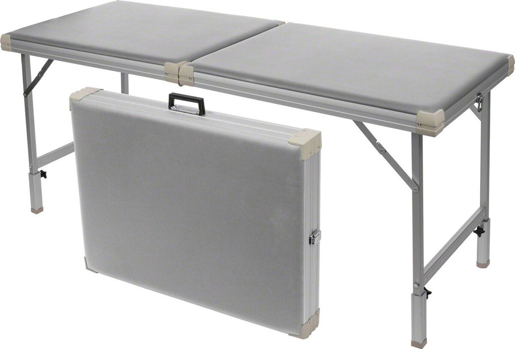 Alu-Kofferliege Robusta ST, LxBxH 170x56x70-82 cm