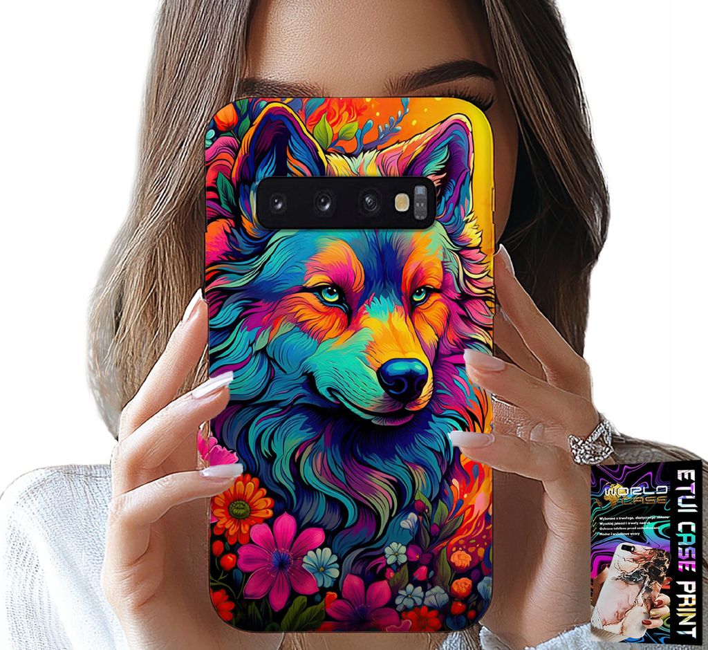 Hülle Für Samsung Galaxy S10 Plus - Farbenfrohe Designs, Wolf Pack Swora Case