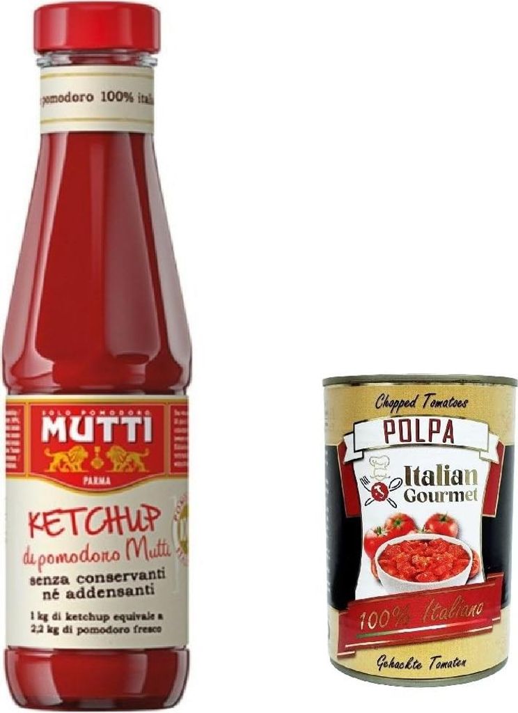 6x Mutti Ketchup di Pomodoro Italiano in Vetro, 100% Produktbild 
