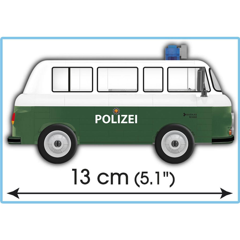COBI 24596 Barkas B1000 Policie, 1:35, 157 k Obrázek produktu 4