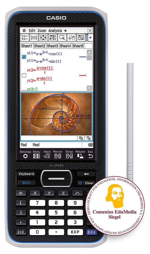 Casio FX-CP400 ClassPad II CAS-Grafikrechner Produktbild 