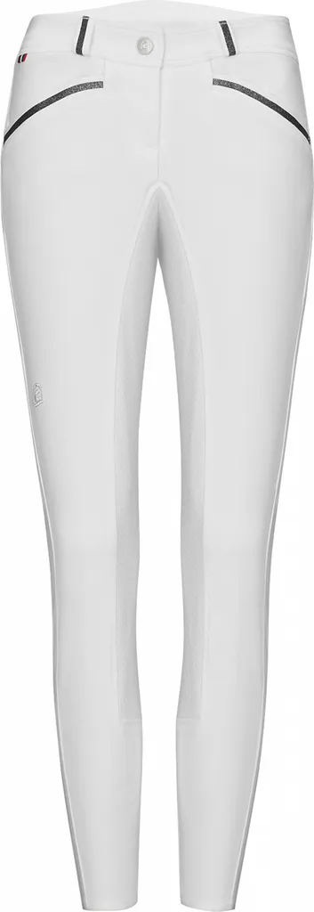 Pantalon d'équitation Femme Ciora Cavallo Blanc et Noir en Taille 42