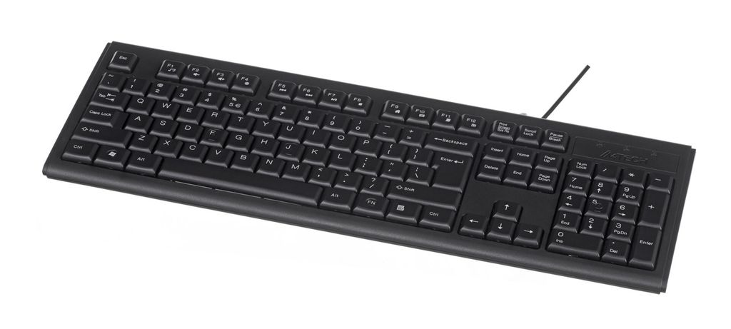 A4Tech KR-83, Plná velikost (100 %), Kabel, PS/2, Černá Obrázek produktu 