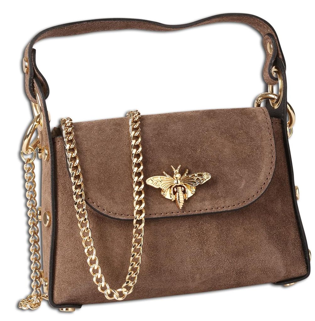 Toscanto Handbags Umhängetasche taupe, beige Leder OTT844UI6