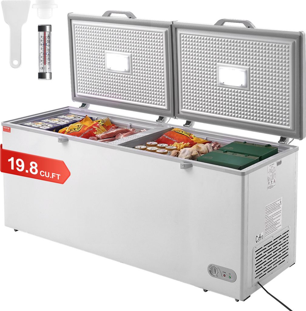 Congélateur bahut VEVOR, 19,8 pieds cubes / 561 L Image du produit 