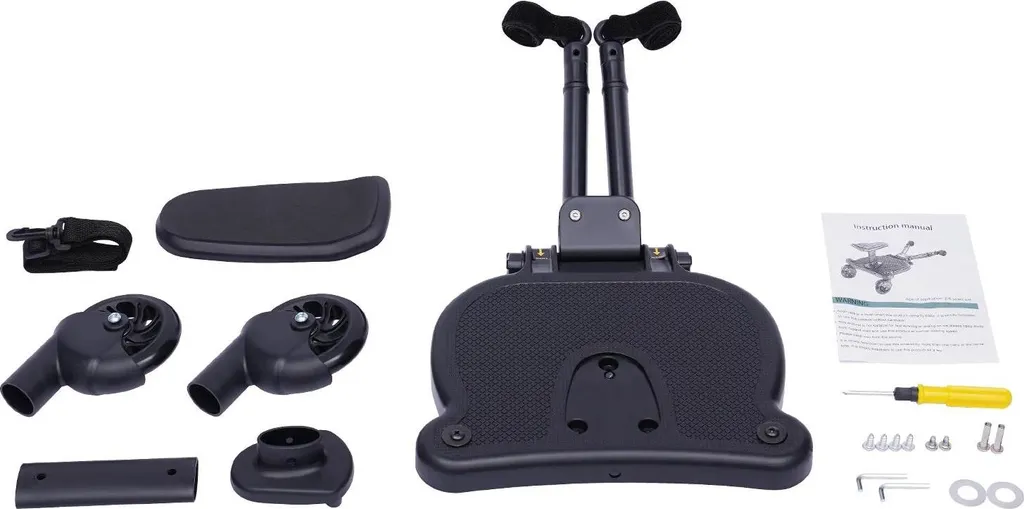 Planche poussette antidérapante jusqu'à 25 kg avec roues multidirection - 12