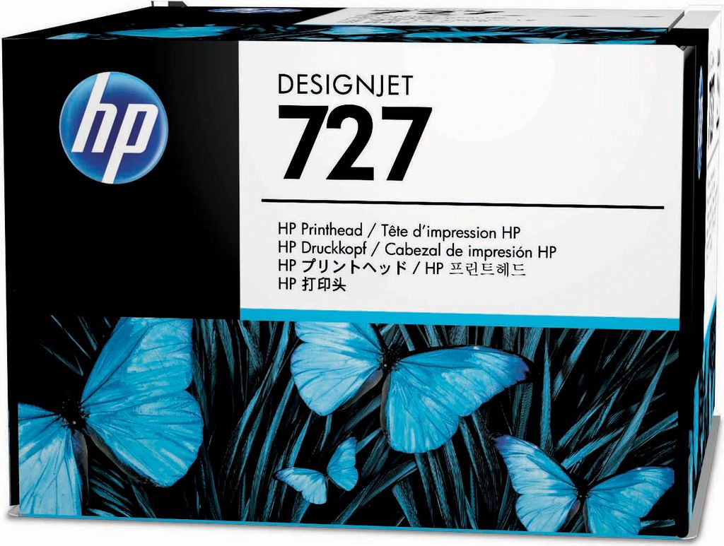 HP 727 - Mattschwarz, Photo schwarz, Cyan, Magenta, Gelb, Produktbild 