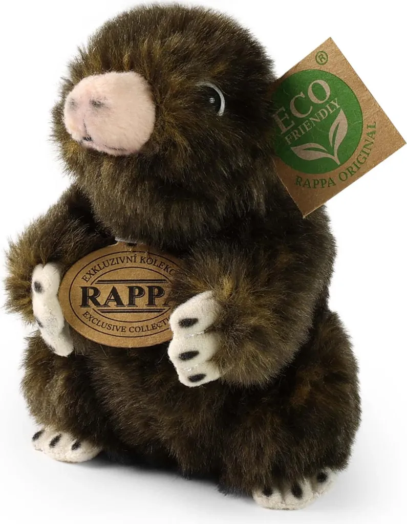 Peluche Taupe 15 cm Écologique - Doudou Naturel pour Enfant et Bébé