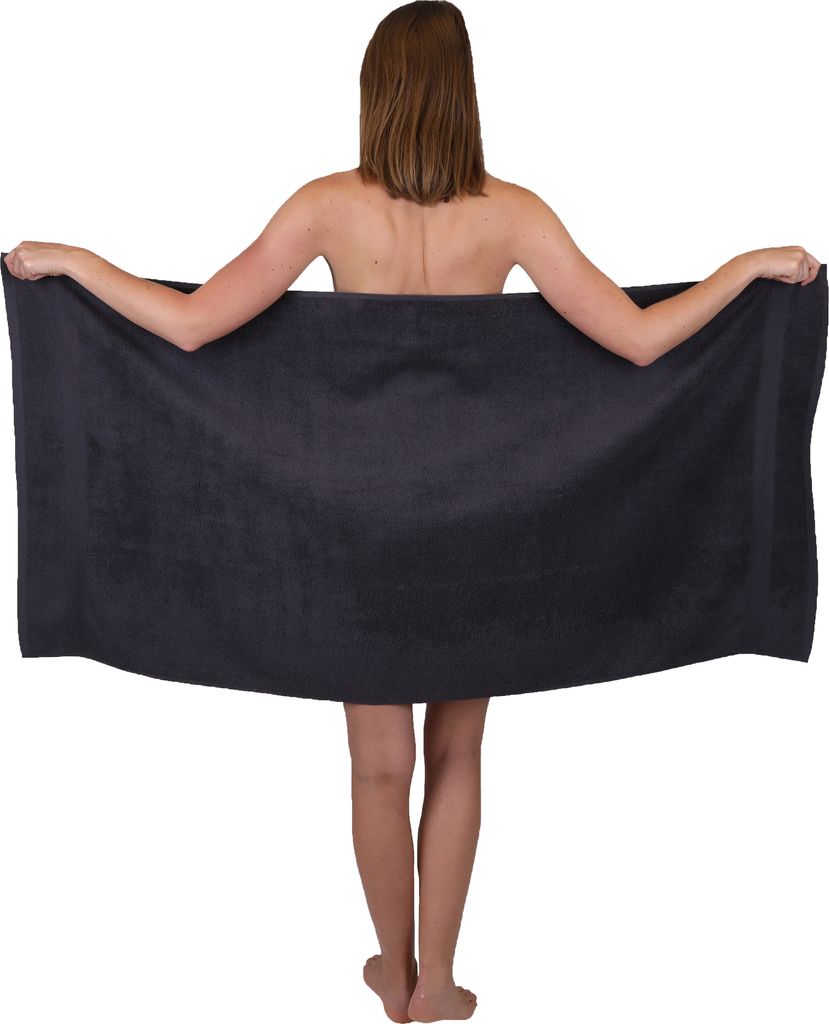 Betz Premium Duschtuch 70×140 cm – 100% Baumwolle 470 g/m², saugstark & weich, Farbe Graphit