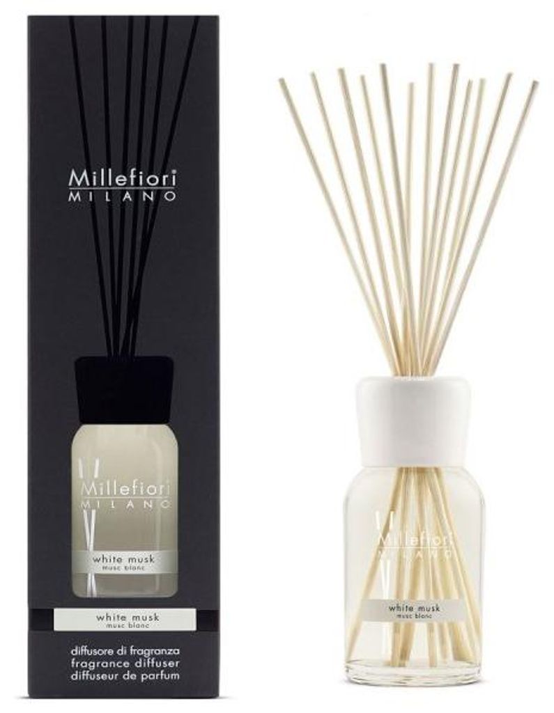 Millefiori Milano Raumduft Diffuser White Musk (100ml) Produktbild 