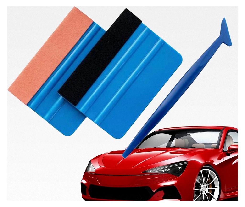 Auto Fensterfolien Set | 3-teiliges Set für Folienanwendung - Tönung für Autoscheiben, LKW, Motorrad, Windschutzscheibe und Hausfenster