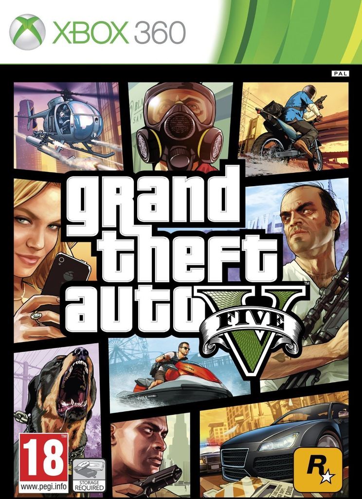 Cedemo Grand Theft Auto V, Xbox 360, Physische Medien Produktbild 