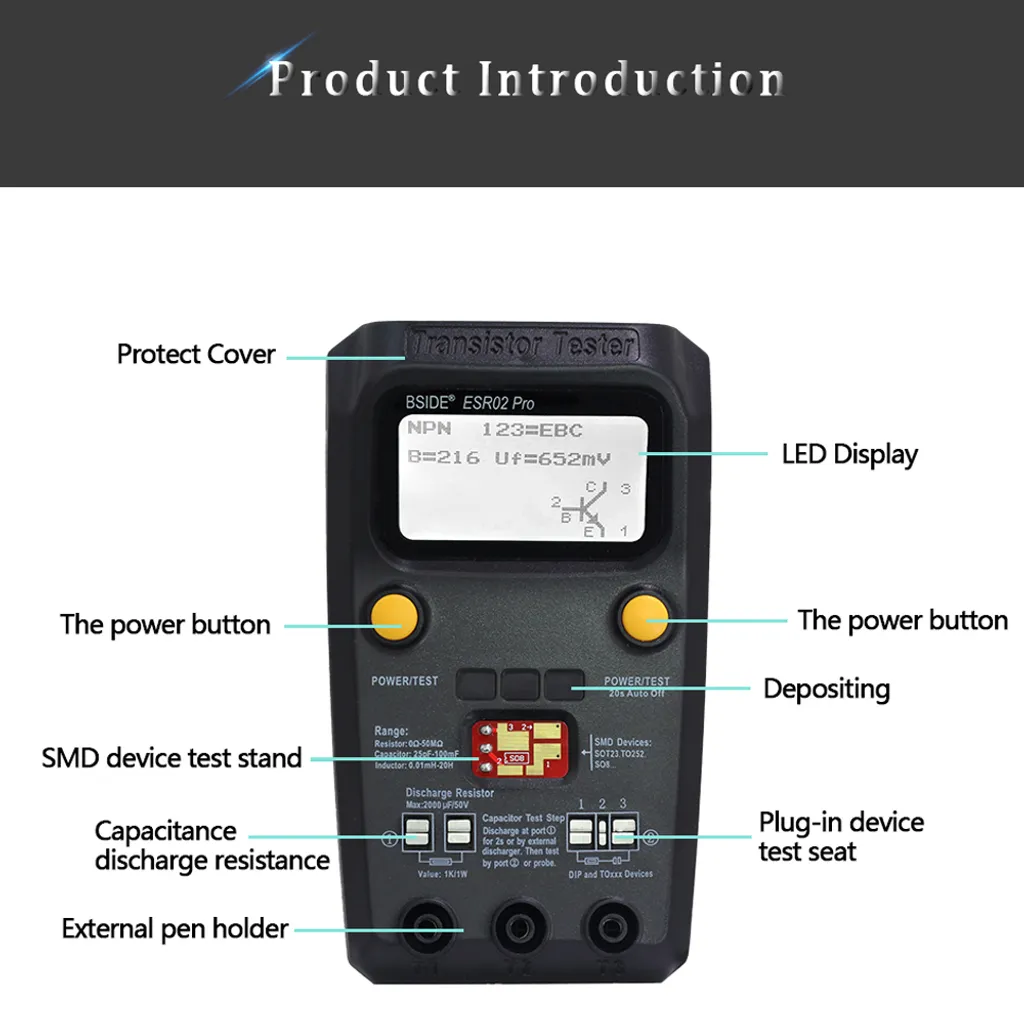 Outil de Diagnostic Électronique ESR02 Pro pour Réparation de Circuits - 4
