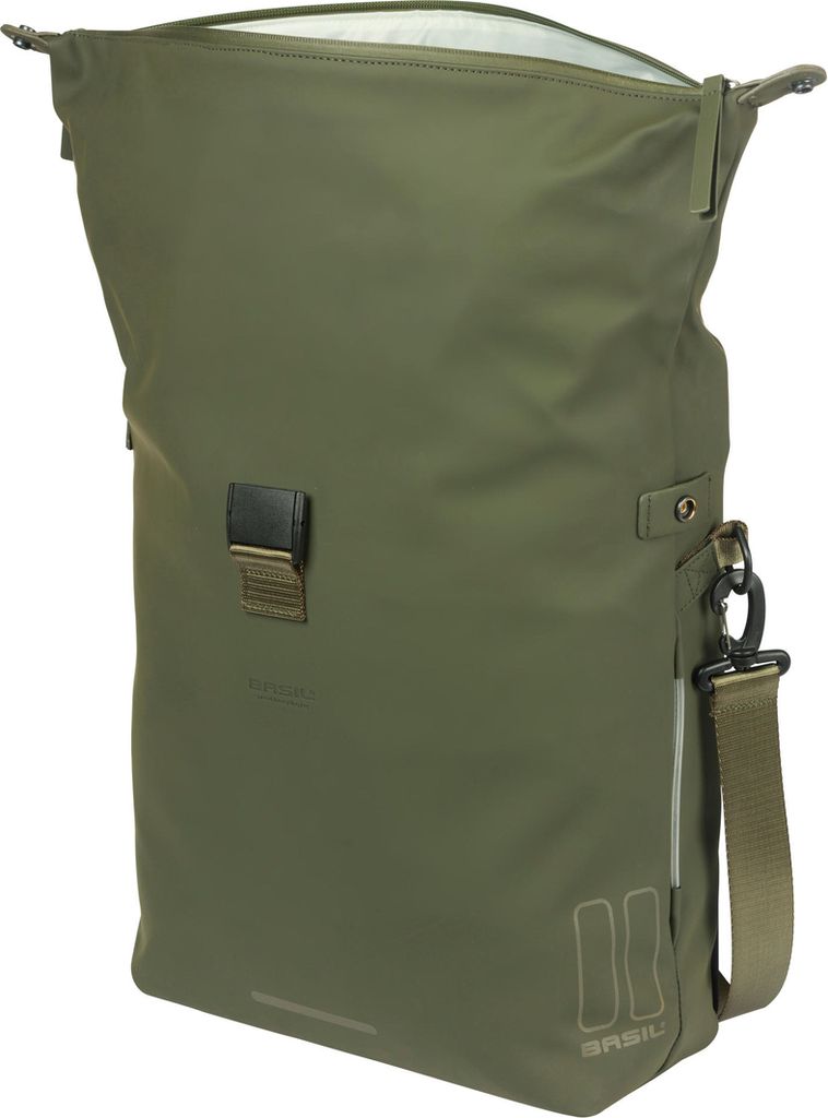 Basil Soho Mik Fahrradtasche 17l Grün  Grün One Size Produktbild 