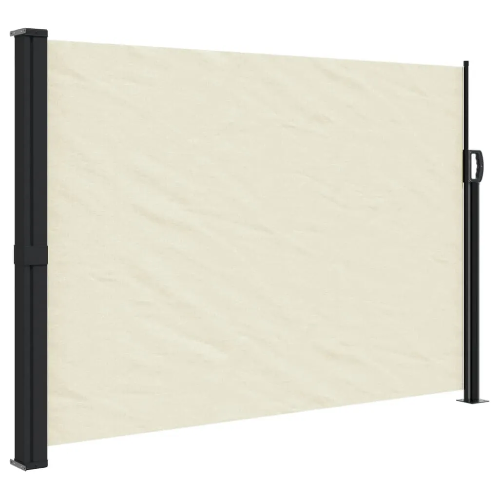 Paravento Laterale Avvolgibile 140x600 cm Crema - vidaXL Robusto