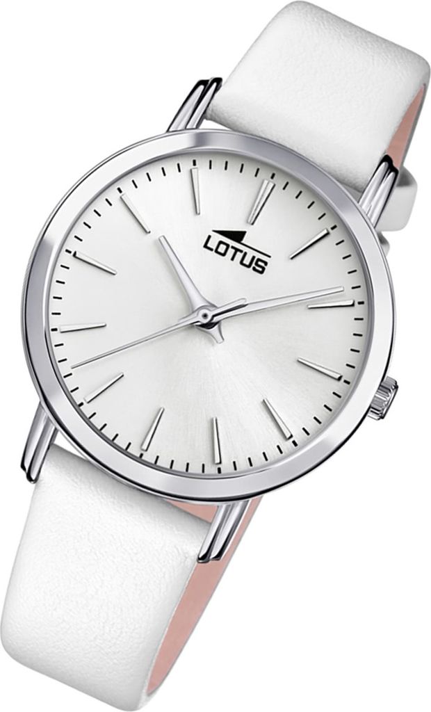 Lotus Damen Uhr Trendy Fashion Leder Armbanduhr weiß Produktbild 