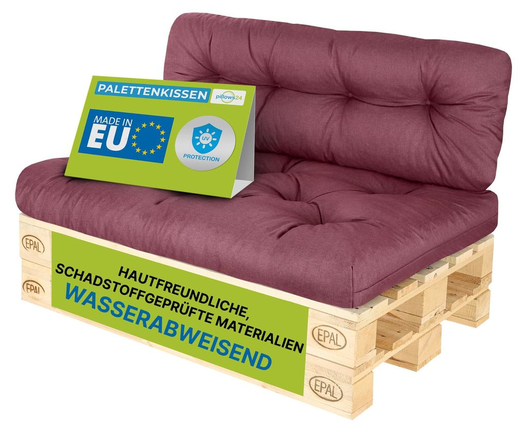 Pillows24 - Palettenkissen wasser- und UV-beständig - 2ER Produktbild 