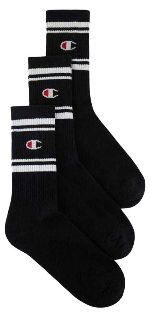 Champion - Socken für Herren/Damen Uni (3er-Pack) PP9608 (38 EU - 42 EU) (Schwarz)