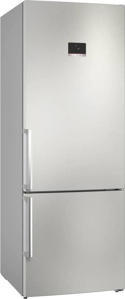 Bosch Serie 4 KGN56XIDR Freistehende Kühl-Gefrier-Kombination mit Gefrierbereich unten, 193 x 70 cm, Edelstahl (mit Antifingerprint)